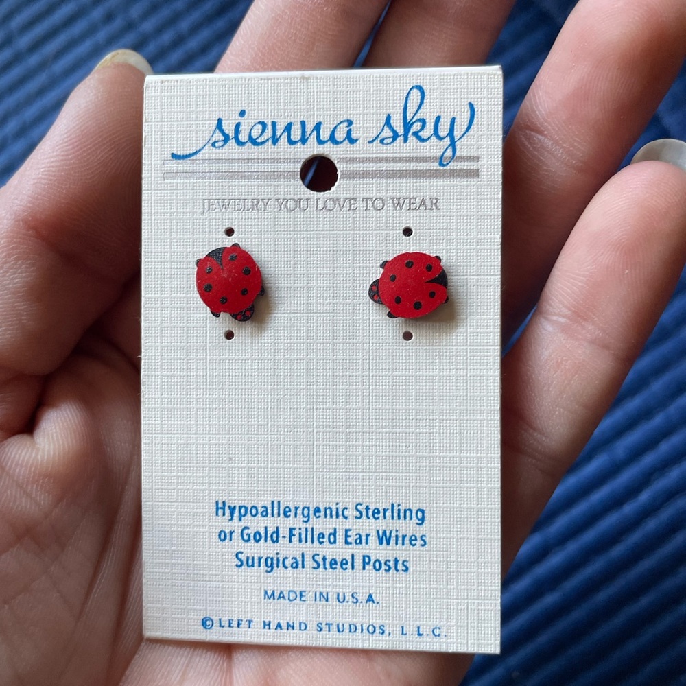 Ladybug studs